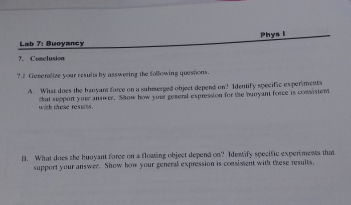 Section 13.3 buoyancy answer key