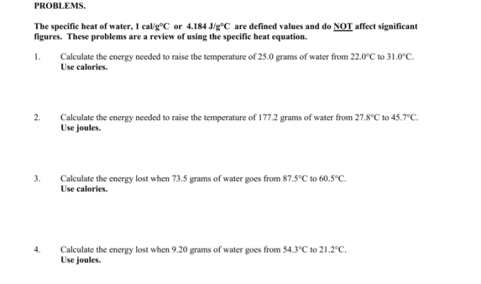 Calorimetry practice problems with answers pdf